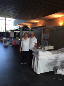 Spatadertherapie Loes Offermans op de Buik en Baby beurs